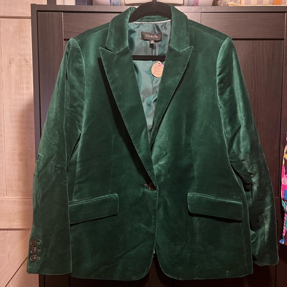 VEUC VELVET TALBOTS BLAZER